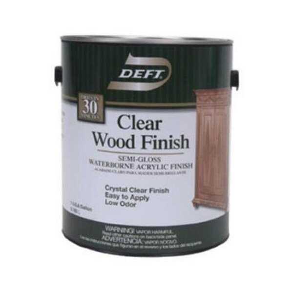 Ppg Brands PPG Brands DFT10801 Gallon Semi Gloss Waterborne Clear Wood Finish DFT108/01 Zoro